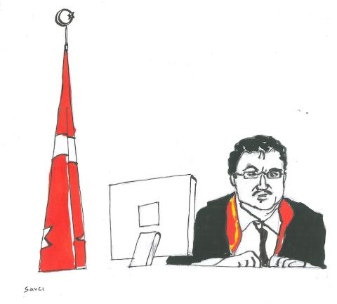 Bilge Emir çizimi - Savcı